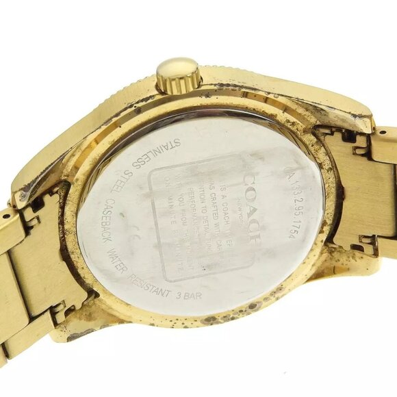 COACH Day date Watches CA133.2.95.1754 blackDial Plated Gold Quartz Multi-... main image 7